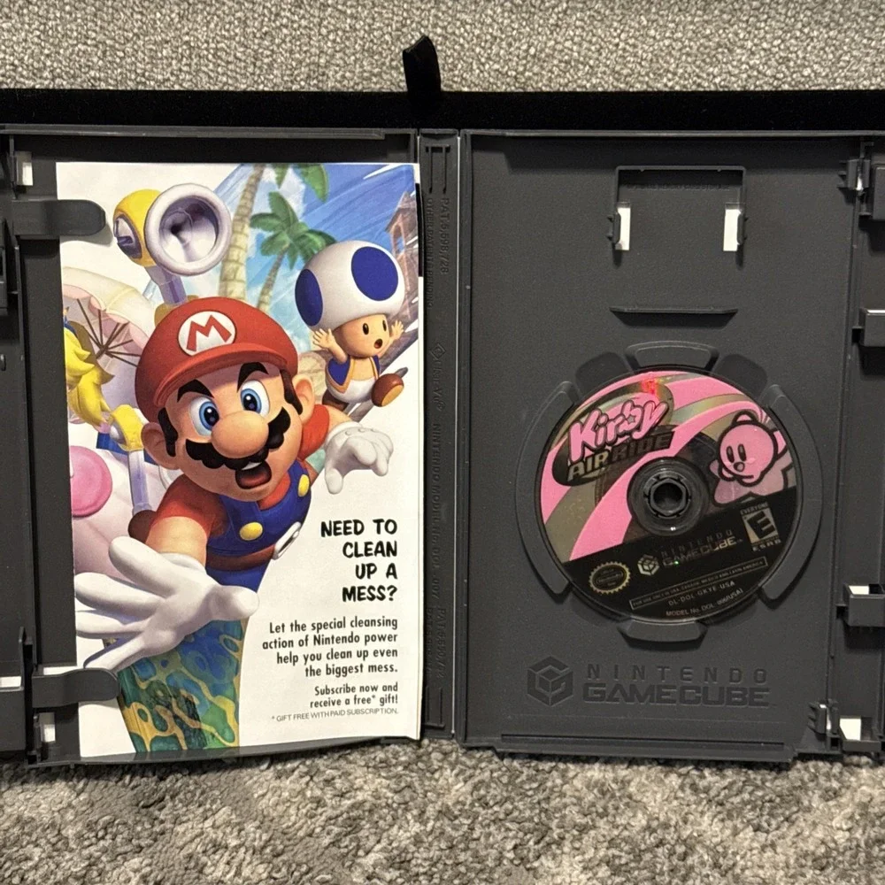 Kirby Air Ride (Nintendo GameCube, 2003) No‎ Manual, Tested Works